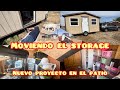 moviendo el storage y un nuevo proyecto en el patio