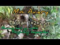 Mini aviary burcil 1225mtr ada aliran airnya lho