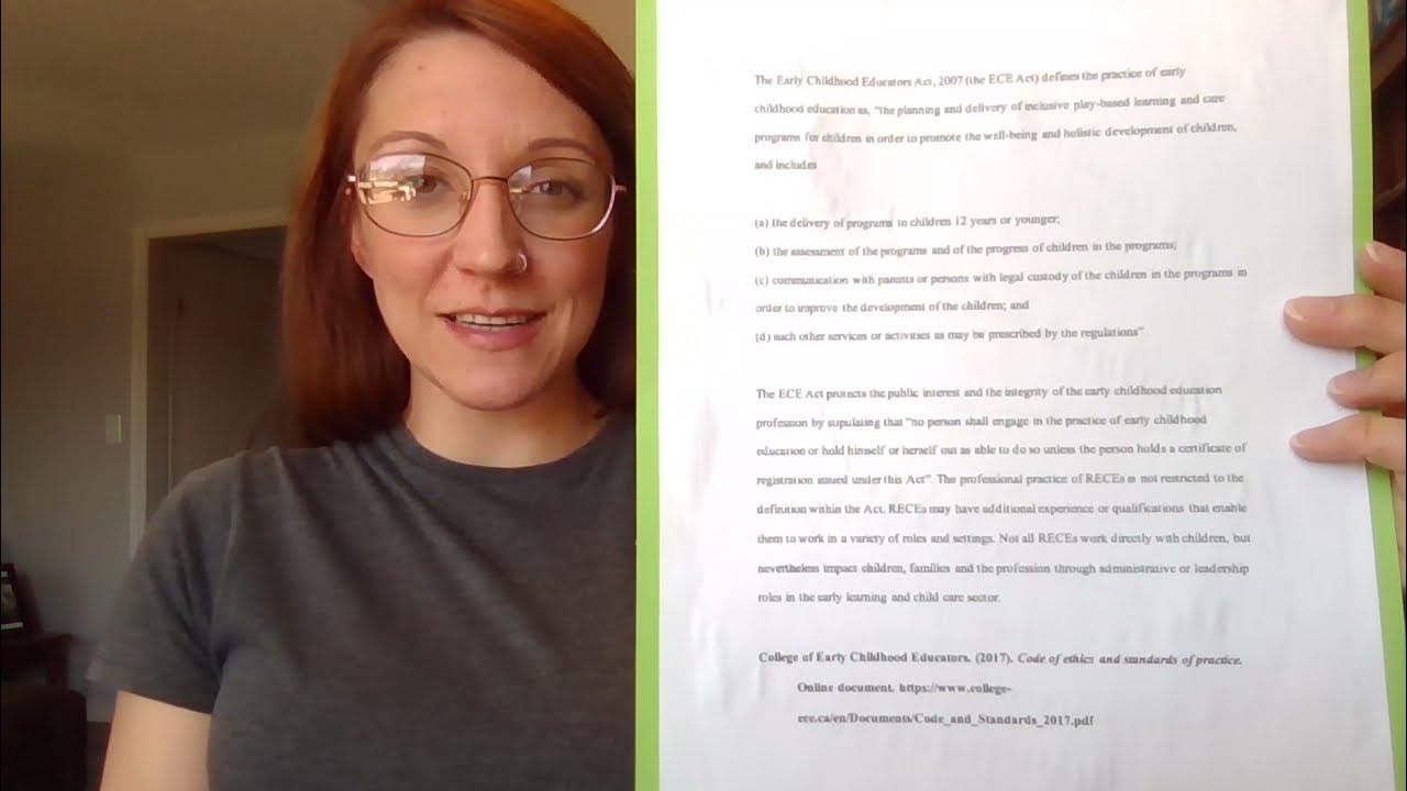 Code of Ethics and Standards of Practice The Practice of Early