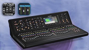 X32/M32: LR, monitors, effects... (mixing station & m32 edit)