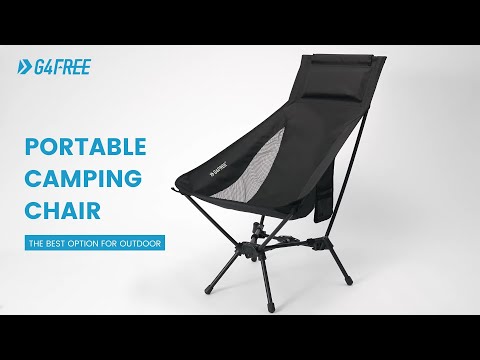 G4Free portable camping chair review: how to setup up and fold it. 