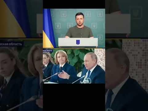Зеленский троллит Путина.Путин с микрофоном видео / Zelensky trolls Putin.Putin microphone