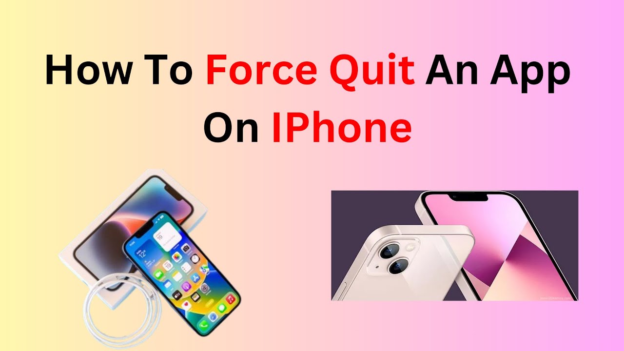 How To Force Quit An App On iPhone - YouTube