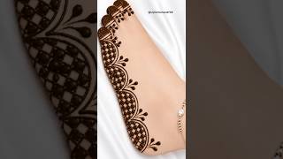 kangoora feet mehandi design #footmehndi #viralvideo #henna