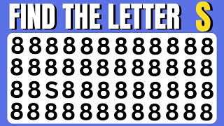 🤔Find the ODD One Out – Letter ABC✅| 21 Ultimate Levels | How Good Are Your Eyes| #quiz #abcd #fun