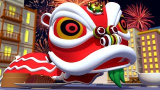 The Monster of the Chinese New Year | Car Patrol | Car City World App screenshot 3