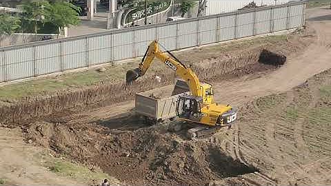The Building Machines: JCB & Dumper Teamwork – Soil Digging & Moving