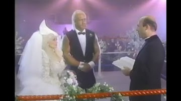 1987 Hulk Hogan & Dolly Parton Wedding Music Video on Dolly Variety Show