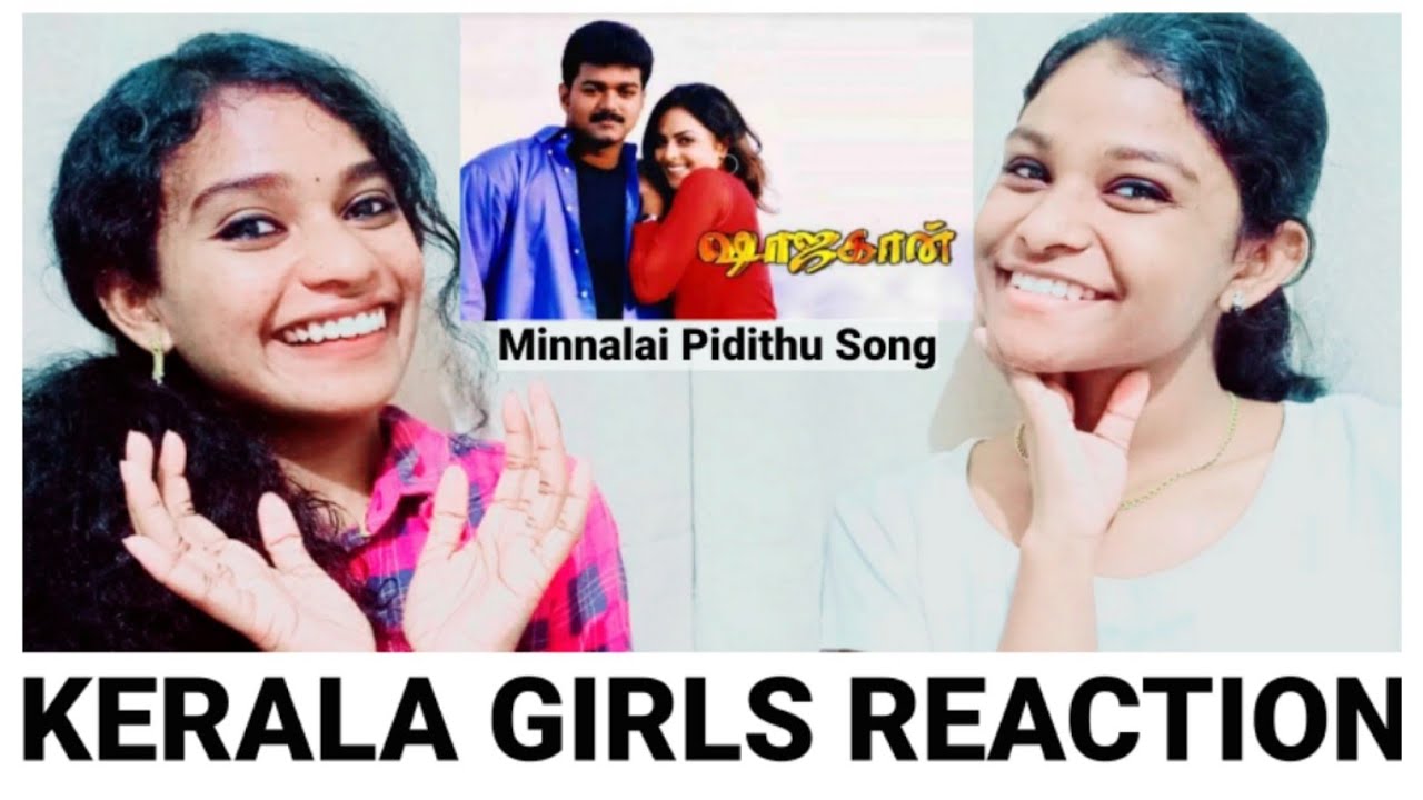 Minnalai pidithu Song/ Shajahan Tamil Movie/KeralaGirlsReaction/Thalapathy Vijay/#LakshmizzWorld