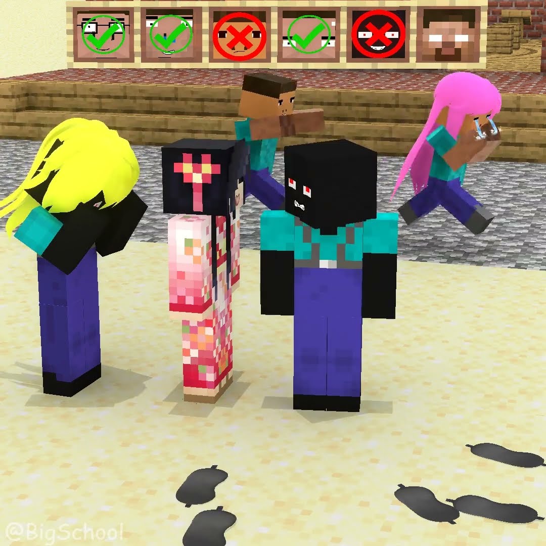 Help Herobrine choose his real love correctly! ??