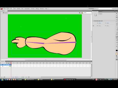Adobe CS4-Tutorial-How to use bone tool and 3D rotation