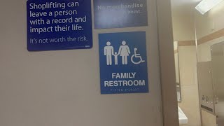 Sam’s club men and family restrooms