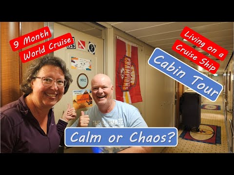 Living On A Cruise Ship For 4 Months! Cabin Tour, Calm or Chaos? Video Thumbnail