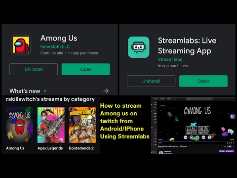 Among Us ya permite hacer streaming directo a Twitch y Discord en Android