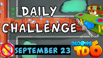 Bloons TD 6 Daily Challenge | The Sola Special | No Hero No MK No Powers | September 23 2023