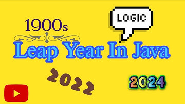 Leap Year Program in Java | Simple Leap Year Logic Explained with Example #java #leapyear#interview