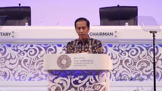 Pidato 'Game Of Thrones' Presiden Jokowi di Annual Meeting IMF - WBG 2018