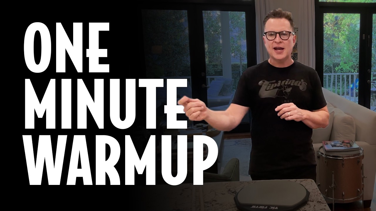 This One Minute Warmup Will Change Your Life as a Drummer - YouTube