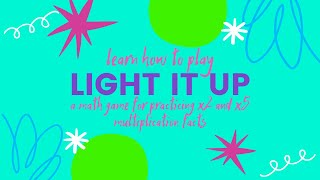 Light it Up Math Game Guide