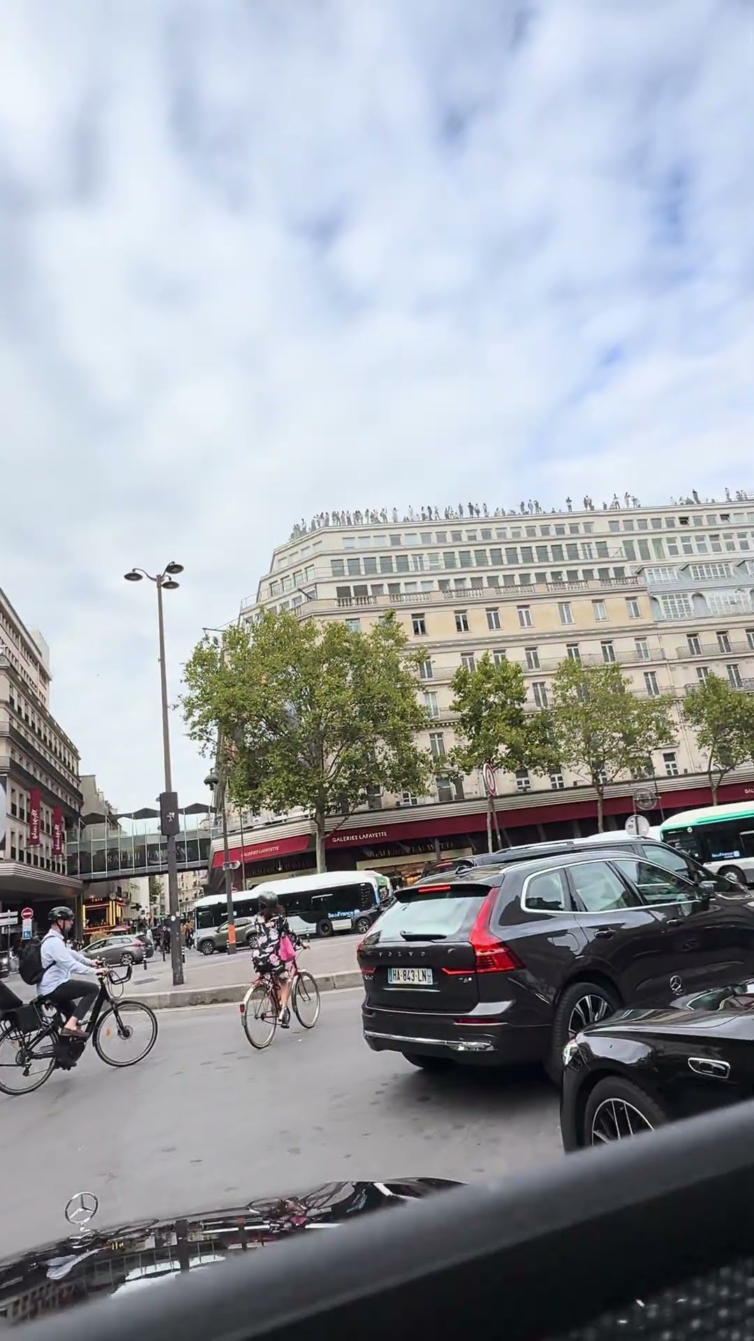 YOU THINK GALERIES LAFAYETTE IS JUST FOR SHOPPING? LOOK UP. 🇫🇷✨