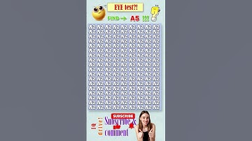 Tell me where A5? | Math Puzzle #shorts #different #puzzles #opticalillusion