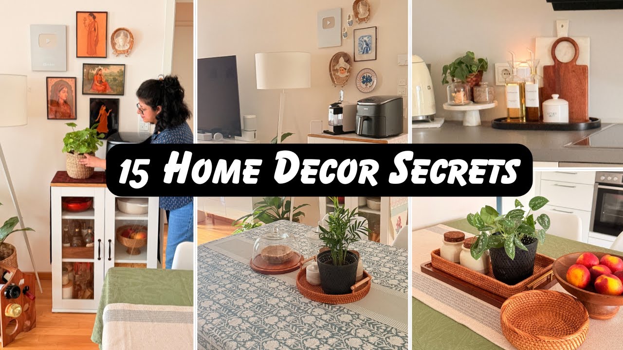 15 Home Decor Secrets that no one tells you 🪭⚜️|  Real tips I use in my own home