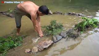 TOP 1 Great Fishing Videos, Survival Bushcraft Build Fish Traps Catch Big Fish - Survival Techniques