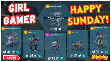🔴 The Weekend Is Almost over, Happy Sunday All! 🥳 War Robots Gameplay