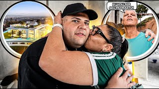 MOSTREI A MANSÃO DE LUXO QUE EU COMPREI PARA MINHA MÃE!! E ESSA FOI A REAÇÃO DELA!! [MAUMAUZK]