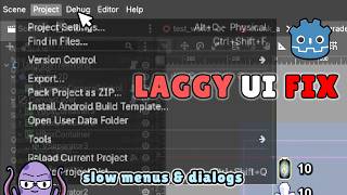 Fixing Godot Editor Extremely SLOW response times