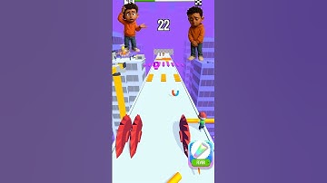 how do your best❓roof rails run 3d game | roof rails black baby racing challenge gameplay #roofrails