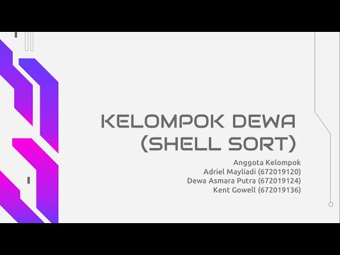 Shell Sort (Tugas ASD D)