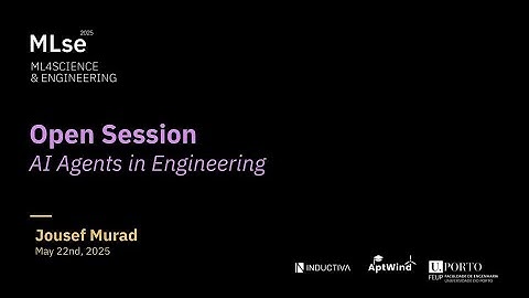 Jousef Murad: AI Agents in Engineering | MLse 2025 Keynote