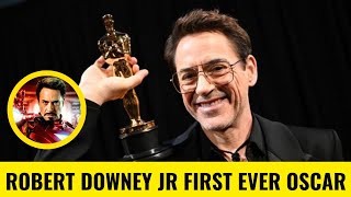 Robert Downey jr. wins his first Oscar for supporting actor in 'Oppenheimer' Oscars 2024