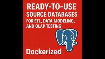 Ready-to-Use Source Databases for ETL, Data Modeling, and OLAP Testing (Dockerized PostgreSQL)