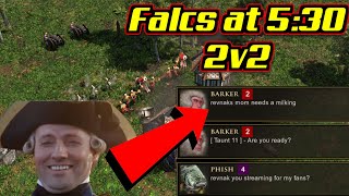 Falconets Out At 530 Is Crazy In Team Games Aoe3