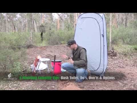 Camping Toilet tips, Bush Toilet & Portable toilet options