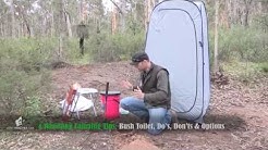Camping Toilet tips, Bush Toilet & Portable toilet options 