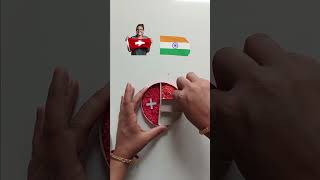 Indian flag drawing Switzerland flag drawing #shorts #youtubeshorts #trending #viral #india
