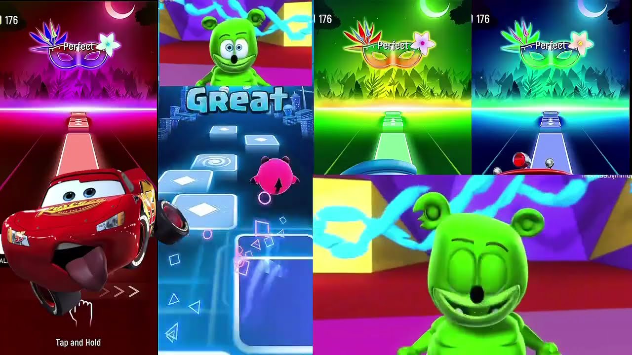 Satisfying Neon Path Challenge 🌈