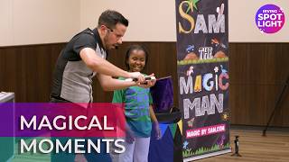 Sam the Magic Man at South Irving Library