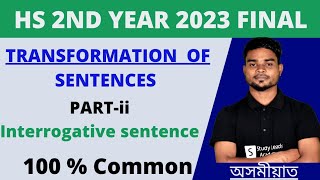 Transformation Of Sentences Hs 2nd Year 2023 English Grammar For Hs 2nd Year 2023