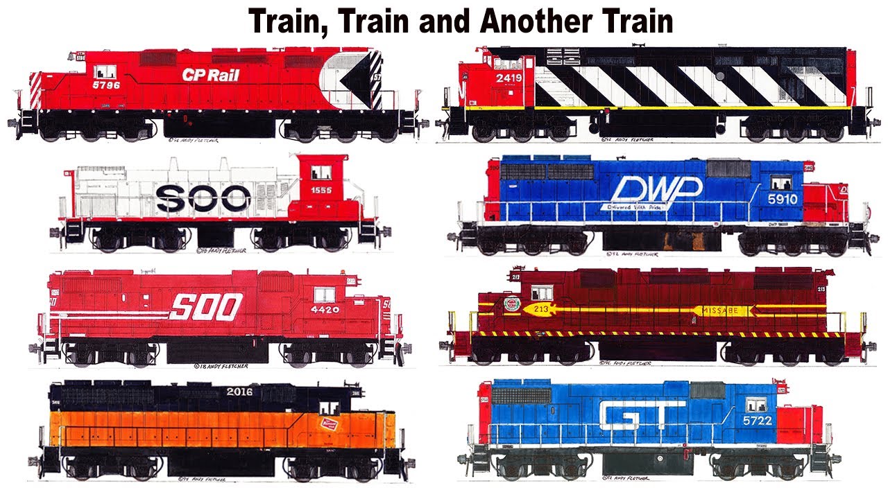 Train, Train and Another Train #6 Andy Fletcher Canadian National, DW&P, CP Rail Soo Line 