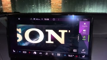 How to play a movie in a Skoda Enyaq
