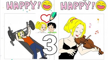 Draw Happy Life Gameplay Level 101-150 Walkthrough