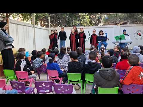 Palestinian Refugee Children At Beit Atfal Assoumoud Kindergarten Tripoli Lebanon 29 Dec 2023