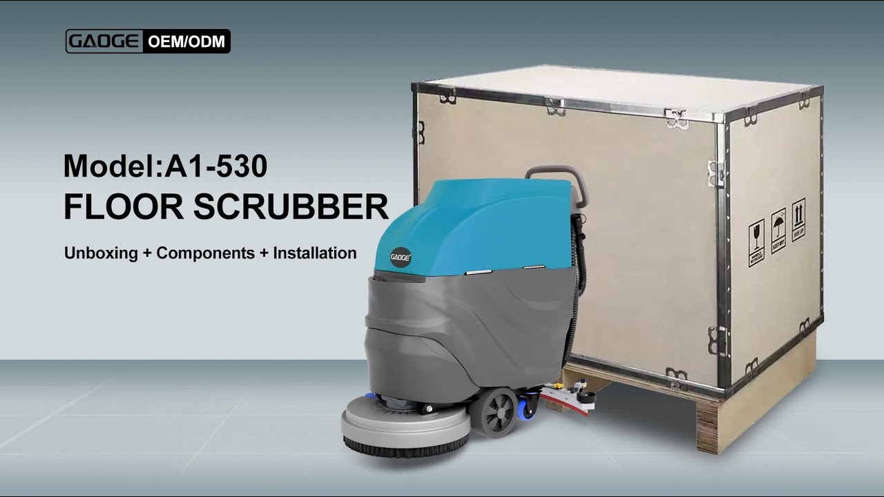 📦 A1 Walk-Behind Floor Scrubber Unboxing & Setup | Real Customer Experience!