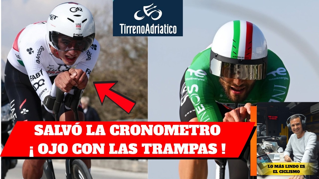 ISSAC del TORO pasa la CRONO de la TIRRENO ADRIÁTICO-FILIPO GANNA DESTROZÓ EL CRONOMETRO