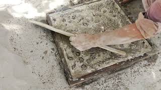 Guldasta Jali Design Making Of Cement // DIY Concrete Jali....
