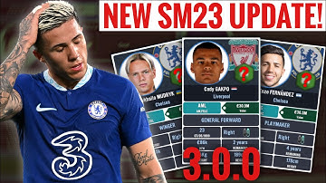 New SM23 Update 3.0.0 | New Transfers & More! | Soccer Manager 2023